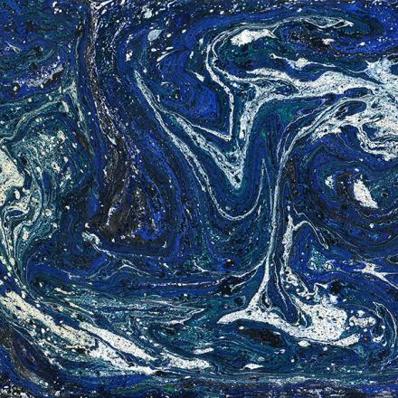 Blue and White Marbled pattern