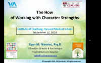 Webinar: The How of Working with Character Strengths